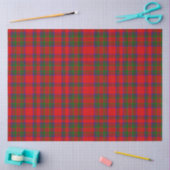 Papier Mousseline Motif carreau en laine rouge de Noël (Artisanat)