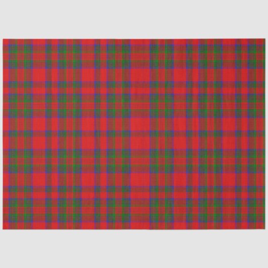 Papier Mousseline Motif carreau en laine rouge de Noël (Recto)