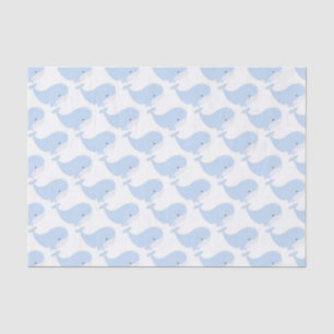 Papier Mousseline motif carrelé pour les amateurs de baleines mignon