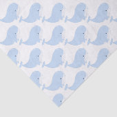 Papier Mousseline motif carrelé pour les amateurs de baleines mignon (Détail)