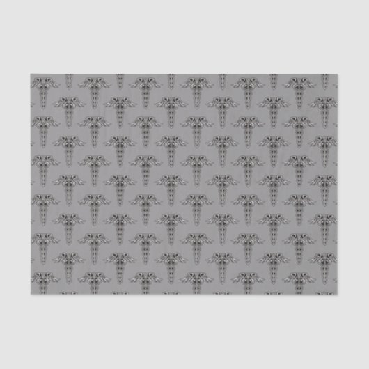 Papier Mousseline Motif Celtic Knot Caduceus (Recto)