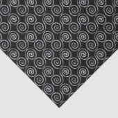Papier Mousseline Motif celtique à double spirale (Détail)