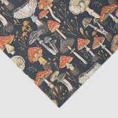 Papier Mousseline Motif champignon  (Détail)