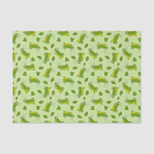 Papier Mousseline Motif chanceux de cricket (Recto)