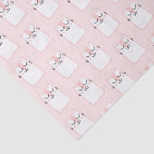 Papier Mousseline Motif chat chaton mignon dormant (Détail)