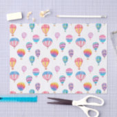 Papier Mousseline Motif chaud de ballon à air (Artisanat)