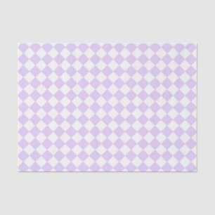 Papier Mousseline Motif Checkered de diamant pourpre