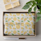 Papier Mousseline Motif citron (Cadeau)