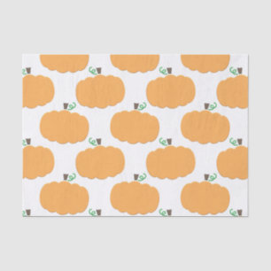 Papier Mousseline Motif citrouille
