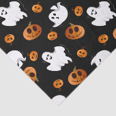 Papier Mousseline Motif Citrouille de Ghost Halloween plaisant (Détail)