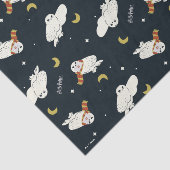 Papier Mousseline Motif Clair de Lune d'Hedwig (Détail)