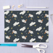 Papier Mousseline Motif Clair de Lune d'Hedwig (Artisanat)