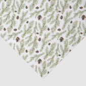 Papier Mousseline Motif classique de Noël | Pinecone (Détail)