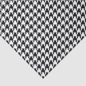 Papier Mousseline Motif classique en Houndstooth : Vintage noir et b (Détail)