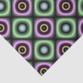 Papier Mousseline Motif coloré (Détail)