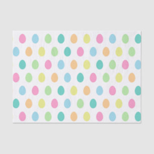 Papier Mousseline Motif coloré des oeufs de Pâques