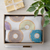 Papier Mousseline Motif coloré Pastel Donuts & Sprinkings (Cadeau)