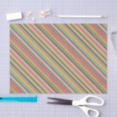 Papier Mousseline Motif Coloré Sur Faux Rustiques Brown Kraft (Artisanat)