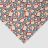 Papier Mousseline motif cool de football carrelé (Détail)