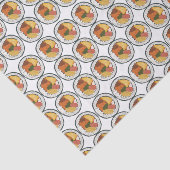 Papier Mousseline Motif coréen Sushi Gimbap Kimbap (Détail)