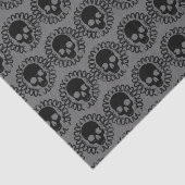 Papier Mousseline Motif crâne Élégant Amusement Halloween Goth N'imp (Détail)