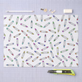 Papier Mousseline Motif Crayon de dessin (Artisanat)