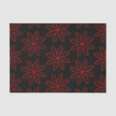 Papier Mousseline Motif criminel sur noir (Recto)