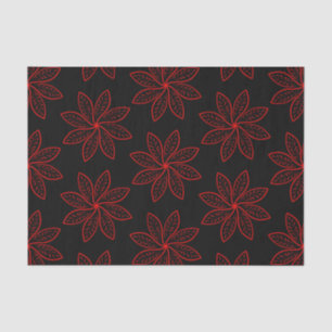Papier Mousseline Motif criminel sur noir