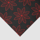 Papier Mousseline Motif criminel sur noir (Détail)