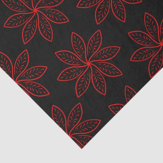 Papier Mousseline Motif criminel sur noir (Détail)