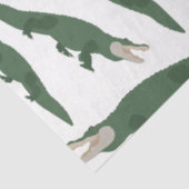 Papier Mousseline Motif crocodile de l'alligator mignon (Détail)