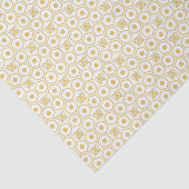 Papier Mousseline Motif d'abeille jaune et d'abeilles (Détail)