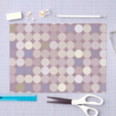 Papier Mousseline Motif d'abrégé sur cercles de tissu (Artisanat)