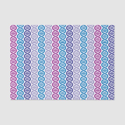 Papier Mousseline Motif d'ADN (Recto)