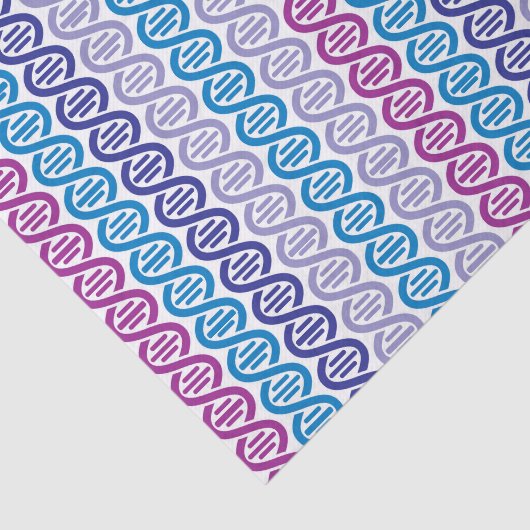 Papier Mousseline Motif d'ADN (Détail)