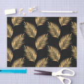 Papier Mousseline Motif d'ailes en or et noir (Artisanat)