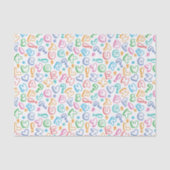 Papier Mousseline motif d'alphabet (Recto)