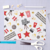 Papier Mousseline Motif d'amant de film (Artisanat)