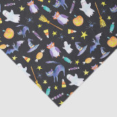 Papier Mousseline Motif d'amis de Halloween (Détail)