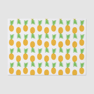 Papier Mousseline Motif d'ananas d'amusement enveloppant le tissu
