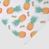 Papier Mousseline Motif d'ananas doré | Fruits tropicaux (Détail)