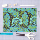 Papier Mousseline Motif d'Anemone par William Morris, (Artisanat)