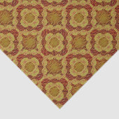 Papier Mousseline Motif d'anneau d'amour de feu (Détail)