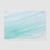 Papier Mousseline Motif d'aquarelle Abstrait vert Ombre (Recto)