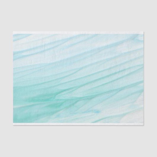 Papier Mousseline Motif d'aquarelle Abstrait vert Ombre (Recto)