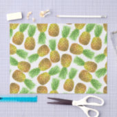 Papier Mousseline Motif d'aquarelle ananas (Artisanat)