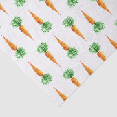 Papier Mousseline Motif d'aquarelle de carottes (Détail)