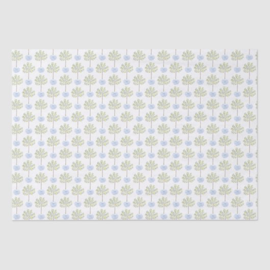 Papier Mousseline Motif d'aquarelle élégant pour citron et arbre opi (Recto)