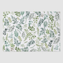 Motif d'aquarelle Feuille vert botanique 