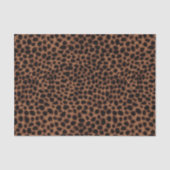 Papier Mousseline Motif d'aquarelle léopard (Recto)